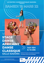 Visuel Stage Danse Africaine:Classique Isadora 2