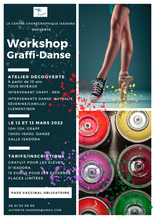 Visuel Workshop GraffiDanse 12 et 13 mars 22