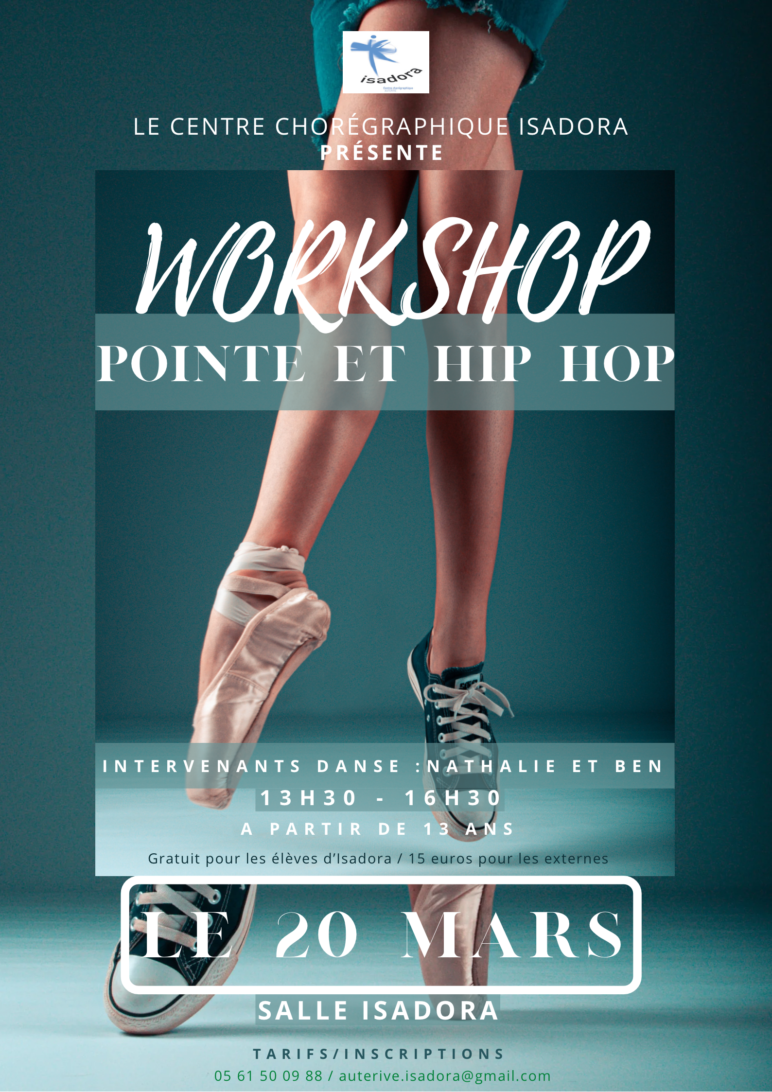 Visuel Workshop Pointe et Hip Hop